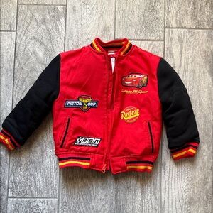 Disney-Kids Red and Black Racing Jacket